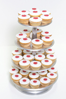 Hochzeits Cupcakes Blume